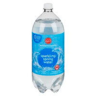 Western Family - Sparkling Spring Water 2L Bottle, 1 Each