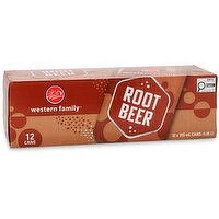 Western Family - Root Beer 355 mL Cans, 12 Each