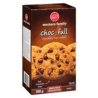Western Family - Choc-Full Chocolate Chip Cookies, 300 Gram