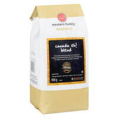 Western Family - Ground Coffee, Canada Eh! Blend, 900 Gram