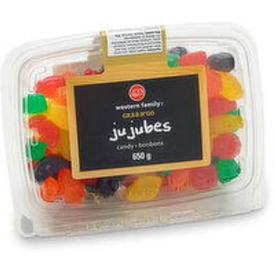 Western Family - Jujubes, Grab N'Go, 650 Gram