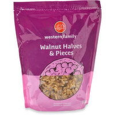 Western Family - Walnuts Halves & Pieces Combo, 908 Gram
