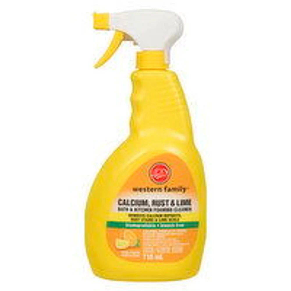 Western Family - Bath And Kitchen Citrus Scented Foaming Cleaner, 710 Millilitre