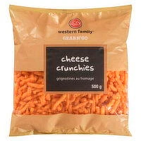 Western Family - Cheese Crunchies, Grab N'Go, 500 Gram