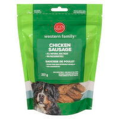 Western Family - Natural 3" Chicken Sausage, 227 Gram