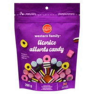 Western Family - Licorice Allsorts Candy, 200 Gram