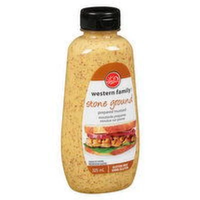 Western Family - Prepared Stone Ground Mustard, 325 Millilitre
