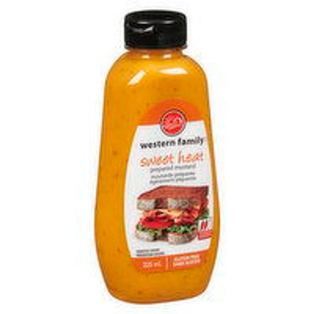 Western Family - Prepared Mustard - Sweet Heat, 325 Millilitre