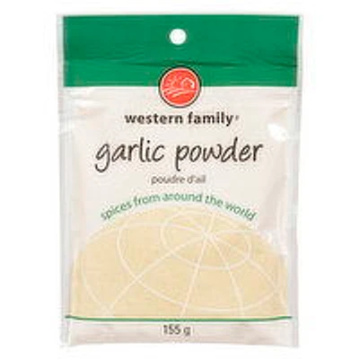 Western Family - Garlic Powder, 155 Gram