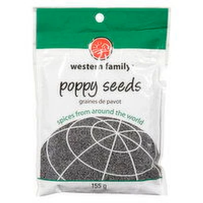 Western Family - Poppy Seeds, 155 Gram