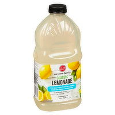 Western Family - Classic Lemonade - Reduced Sugar, 1.89 Litre