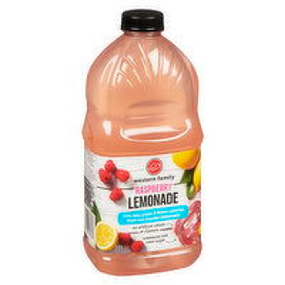 Western Family - Raspberry Lemonade - Reduced Sugar, 1.89 Litre