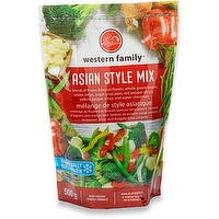 Western Family - Frozen Vegetables - Asian Style Mix, 500 Gram