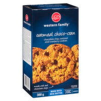 Western Family - Oatmeal Choco-Cran Cookie, 300 Gram