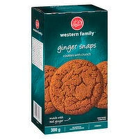 Western Family - Ginger Snap Cookies, 300 Gram