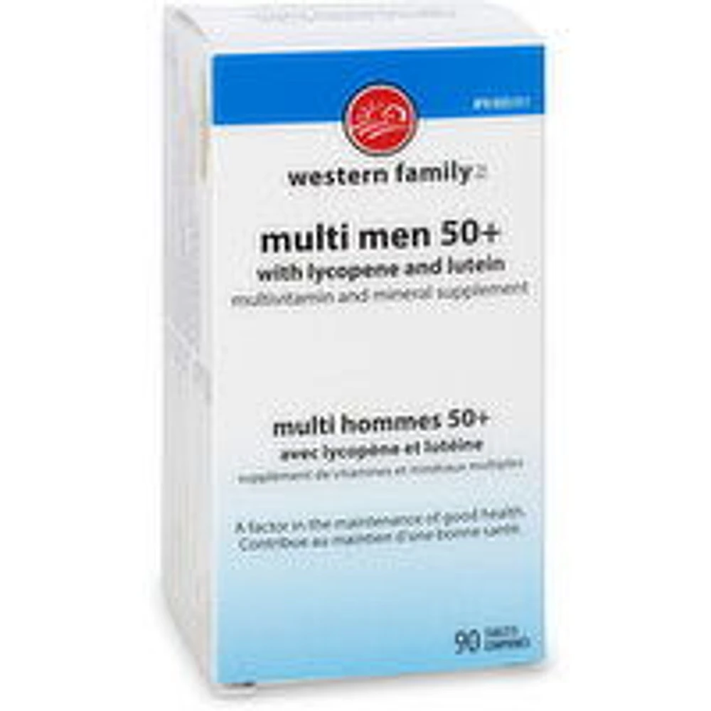 Western Family - Multi Vitamin Mens 50+, 90 Each