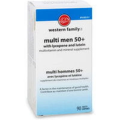 Western Family - Multi Vitamin Mens 50+, 90 Each