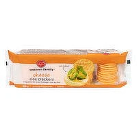 Western Family - Rice Crackers - Cheese, 100 Gram