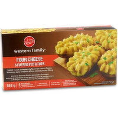 Western Family - Four Cheese Stuffed Potatoes, 568 Gram