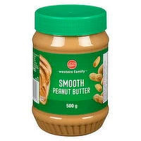 Western Family - Peanut Butter - Smooth, 500 Gram