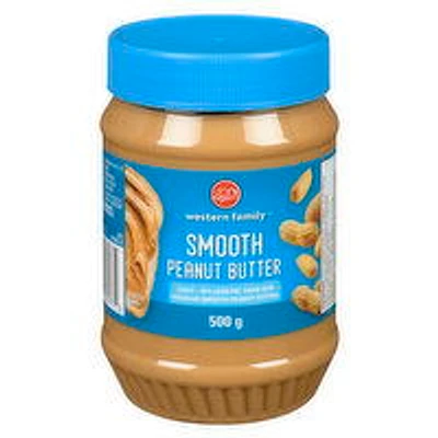 Western Family - Peanut Butter - Smooth, Light, 500 Gram