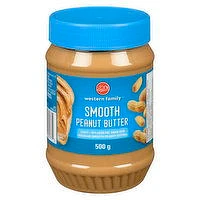 Western Family - Peanut Butter - Smooth, Light, 500 Gram