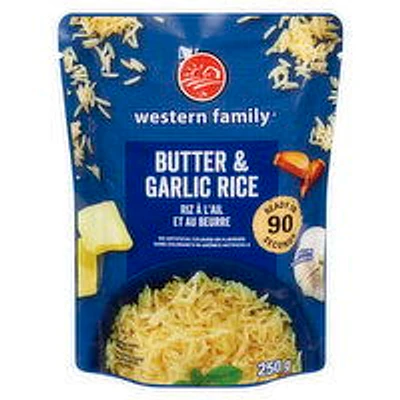 Western Family - Butter & Garlic Rice, 250 Gram