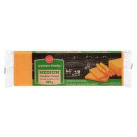Western Family - Medium Cheddar Cheese, 600 Gram