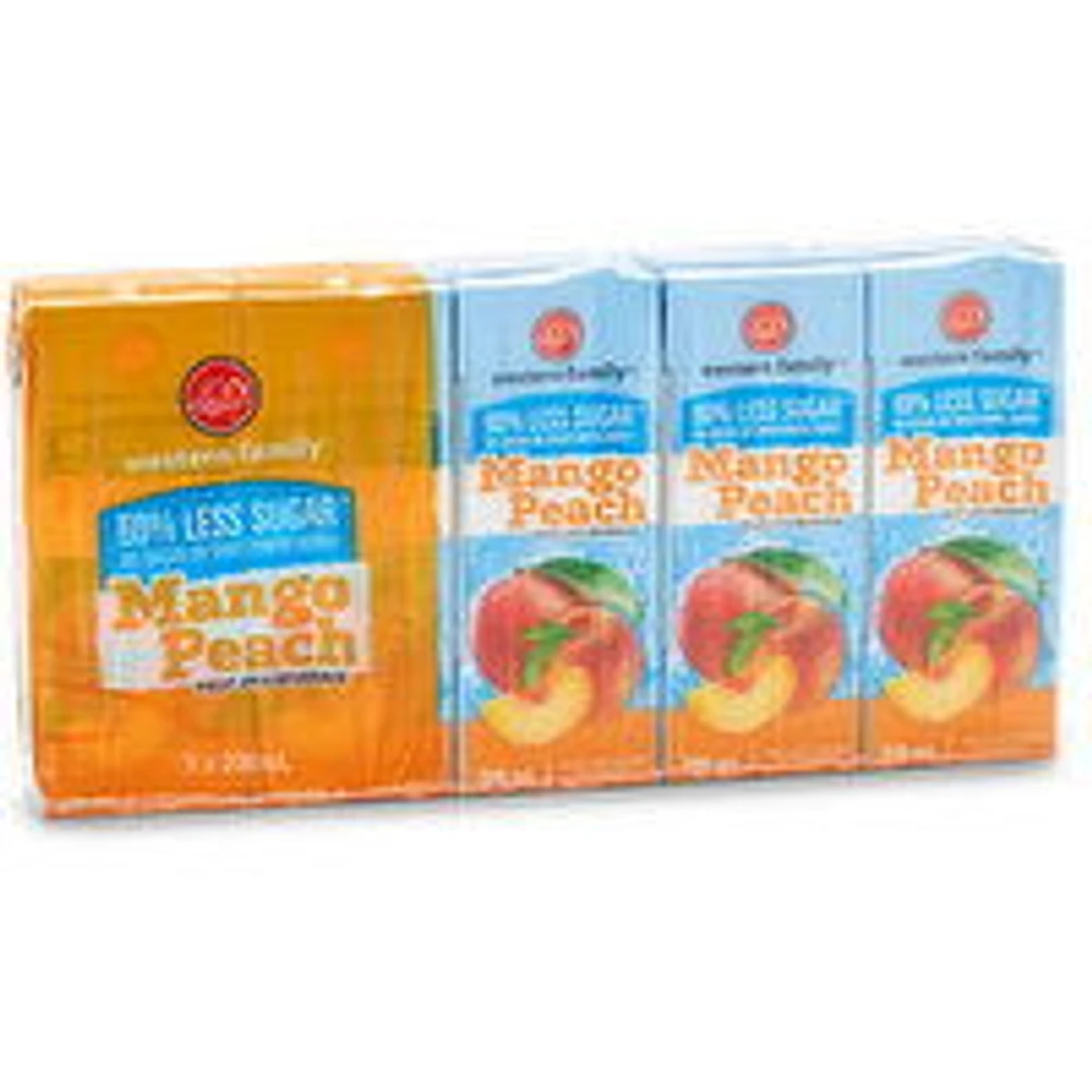Western Family - Mango Peach Fruit Juice, 200 Millilitre