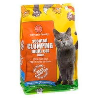 Western Family - Clumping Multi-Cat Litter, Scented, 6.35 Kilogram