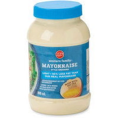 Western Family - Light Mayonnaise, 890 Millilitre