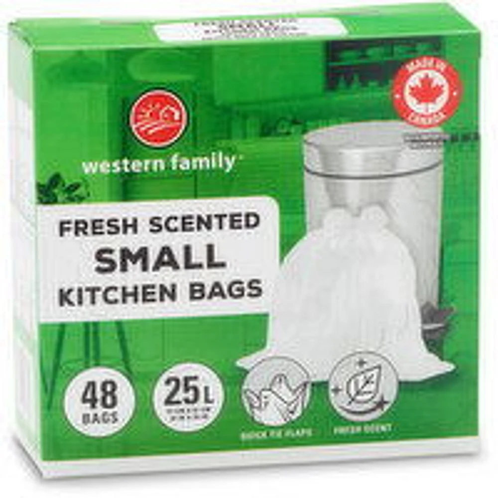 Western Family - Small Kitchen Bags, Scented, 48 Each