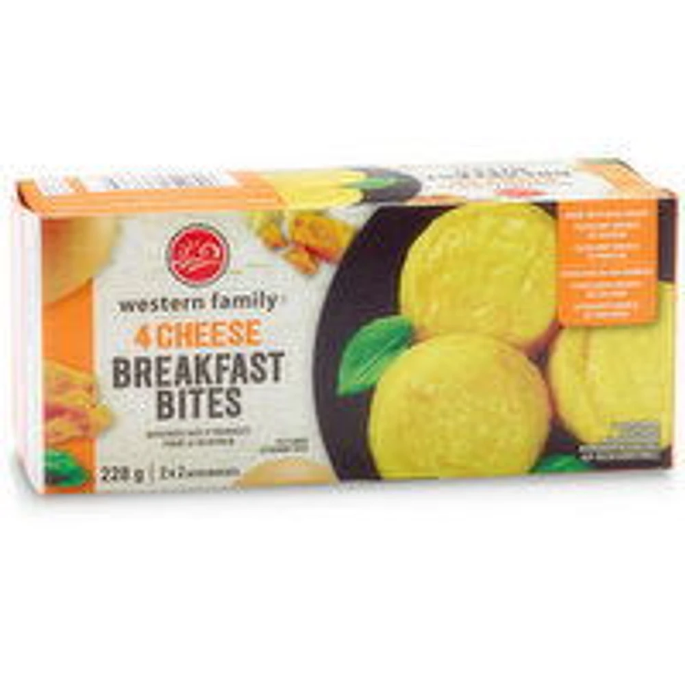Western Family - Breakfast Bites, 4 Cheese, 228 Gram