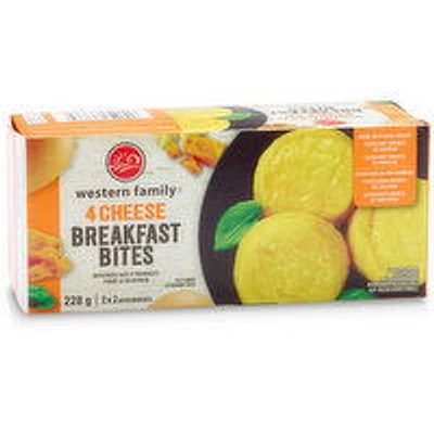 Western Family - Breakfast Bites, 4 Cheese, 228 Gram