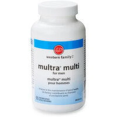 Western Family - Multra Mutli for Men, 90 Each