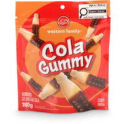 Western Family - Cola Gummy Candy, 180 Gram