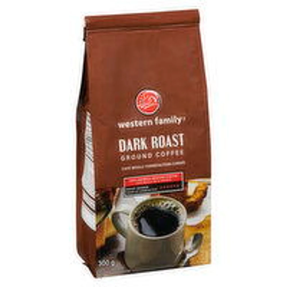 Western Family - Dark Roast Ground Coffee, 300 Gram