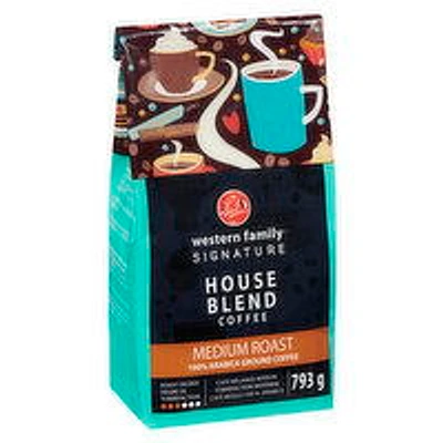 Western Family - Signature House Blend Ground Coffee, Medium Roast, 793 Gram