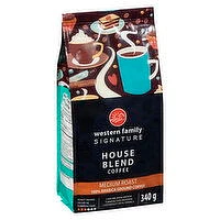 Western Family - Signature House Blend Ground Coffee, Medium Roast, 340 Gram