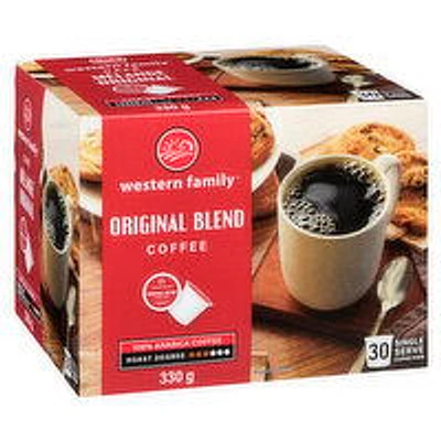 Western Family - Original Blend Coffee K-Cups, 30 Each