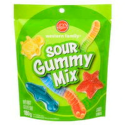 Western Family - Sour Gummy Mix Candy, 180 Gram