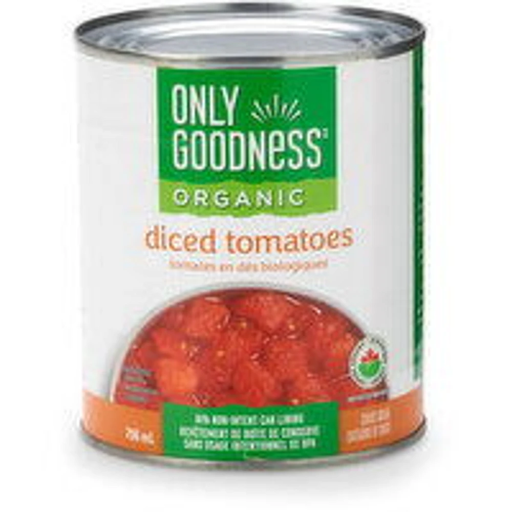 Only Goodness - Organic Diced Tomatoes, 796 Millilitre