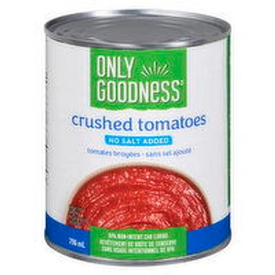 Only Goodness - Crushed Tomatoes, No Salt Added, 796 Millilitre