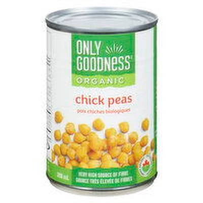 Only Goodness - Organic Chick Peas, 398 Millilitre