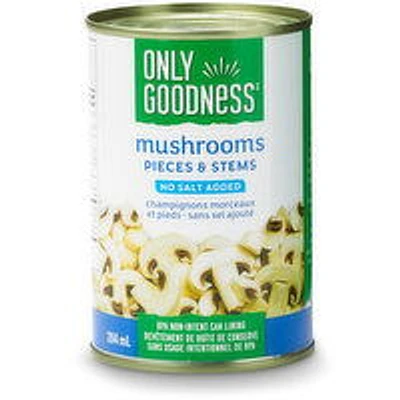 Only Goodness - Mushrooms Pieces & Stems, 284 Millilitre