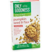 Only Goodness - Organic Pumpkin Seed & Flax Granola, 325 Gram