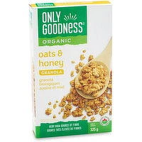 Only Goodness - Organic Oats & Honey Granola, 325 Gram
