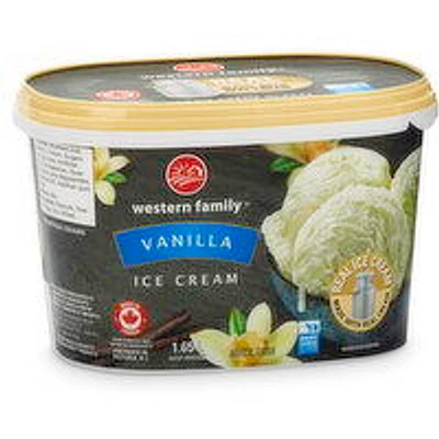Western Family - Vanilla Ice Cream, 1.65 Litre