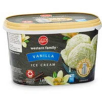 Western Family - Vanilla Ice Cream, 1.65 Litre