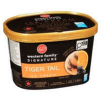 Western Family - Signature Tiger Tail Ice Cream, 1.65 Litre